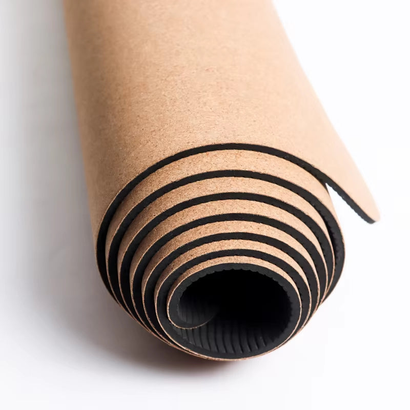 Cork Yoga Mat Intensive Non-Slip 183*56*0.5Cm TPE Fitness Pads Thin Environmental Pad Yoga Mat Yoga Mat