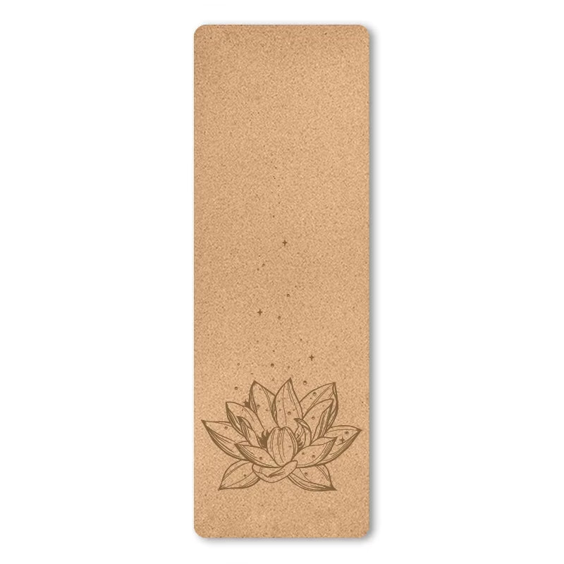 Cork Yoga Mat Intensive Non-Slip 183*56*0.5Cm TPE Fitness Pads Thin Environmental Pad Yoga Mat Yoga Mat