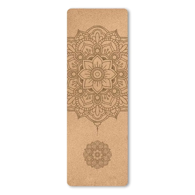 Cork Yoga Mat Intensive Non-Slip 183*56*0.5Cm TPE Fitness Pads Thin Environmental Pad Yoga Mat Yoga Mat