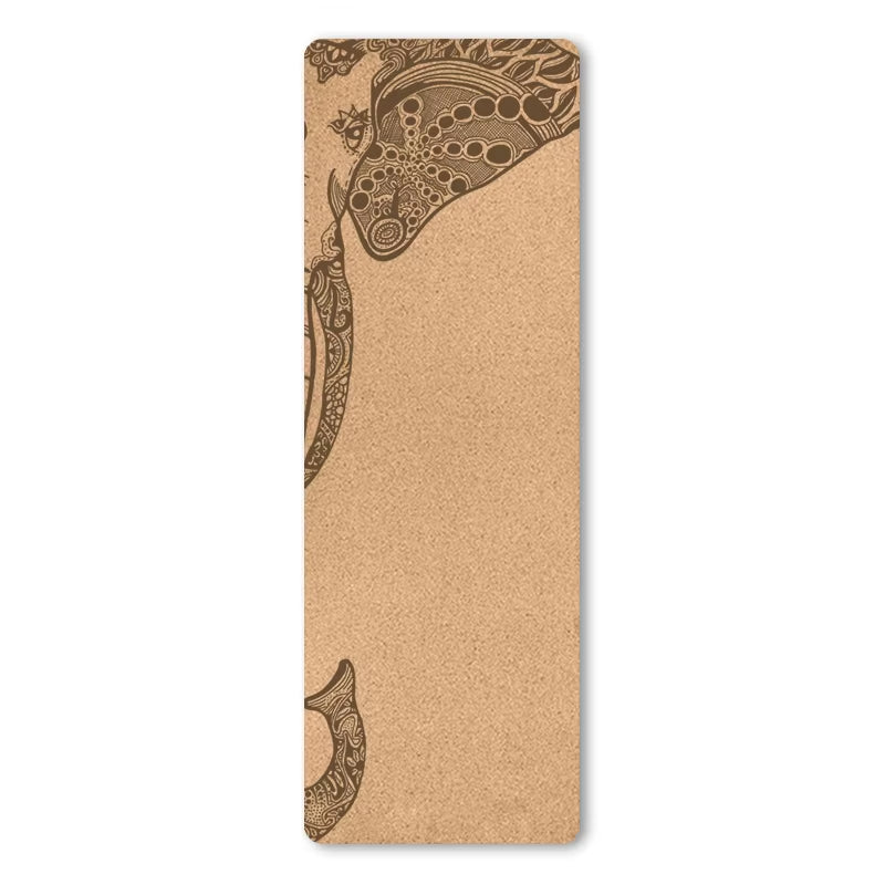 Cork Yoga Mat Intensive Non-Slip 183*56*0.5Cm TPE Fitness Pads Thin Environmental Pad Yoga Mat Yoga Mat